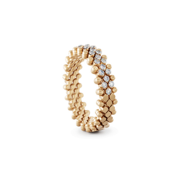 Serafino Consoli Brevetto Multi-Size Ring (Ref: RMS 5HM2 RG WD)