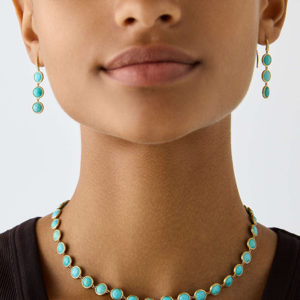 Marco Bicego Jaipur Color Ohrhänger (Ref: OB1965-AB TU01 Y)