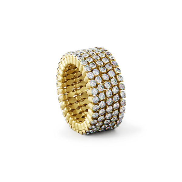 Serafino Consoli Serafino Multi-Size Ring und Armreif (Ref: S.RB 5F2 YG WD)