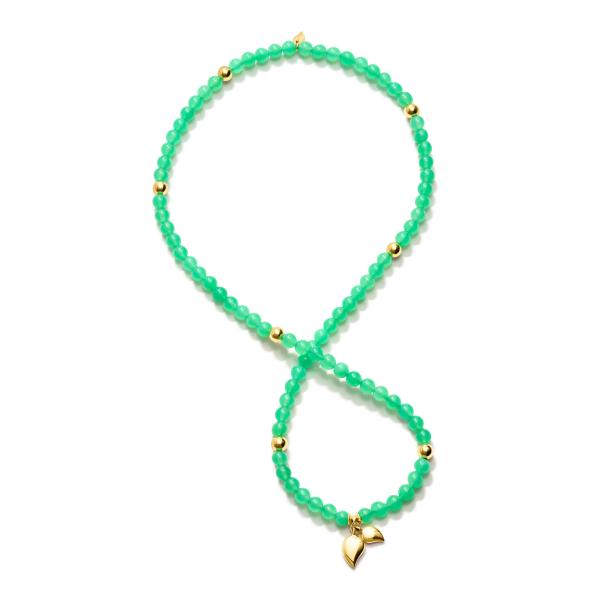 Tamara Comolli INDIA Armband medium Chrysoprase (Ref: B-IND-Chry-3-m-yg)