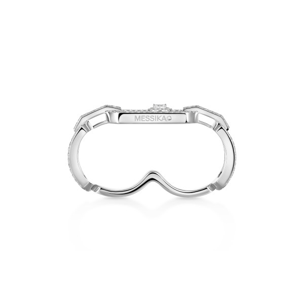 Messika So Move Zwei-Finger Diamantring (Ref: 13185-WG)