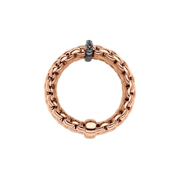 FOPE Panorama Flex'it Ring mit schwarzen Diamanten (Ref: 58604AX_BN_R_X1X_00S)