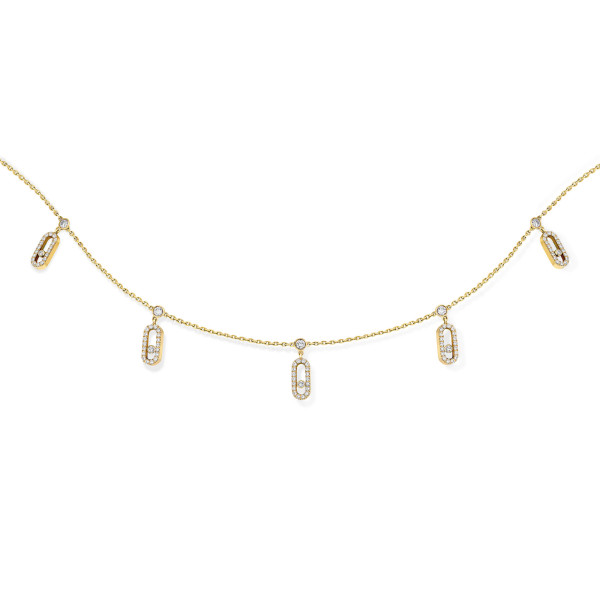 Messika Move Uno Choker Kette mit Quasten (Ref: 12150-YG)