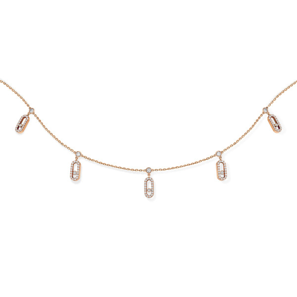 Messika Move Uno Choker Kette mit Quasten (Ref: 12150-PG)