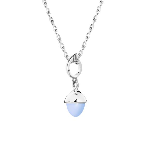 Tamara Comolli MIKADO Flamenco Anhänger Blauer Chalcedon (Ref: P-MFL-ChBl-wg)