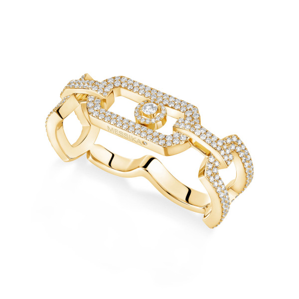 Messika So Move Zwei-Finger Diamantring (Ref: 13185-YG)