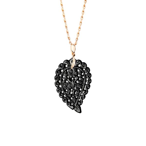 Tamara Comolli INDIA Anhänger medium Black Onyx (Ref: P-IND-m-Bla-rg)