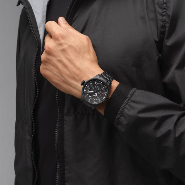 IWC BIG PILOT’S WATCH PERPETUAL CALENDAR TOP GUN CERATANIUM® (Ref: IW503604)