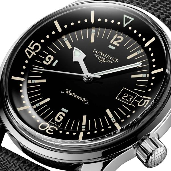 Longines The Longines Legend Diver Watch (Ref: L3.774.4.50.9)