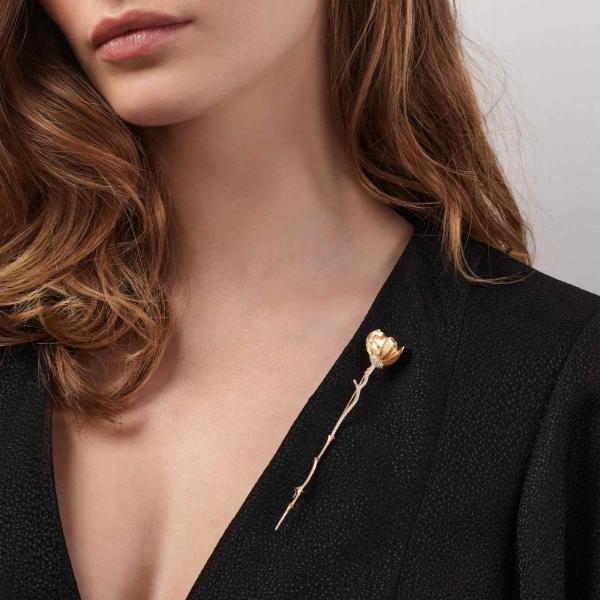 Ole Lynggaard Copenhagen Wild Rose Brosche (Ref: A3133-401)