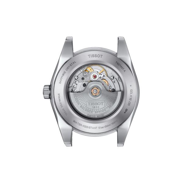 Tissot Gentleman Powermatic 80 Silicium 18K Goldlünette (Ref: T927.407.41.031.01)