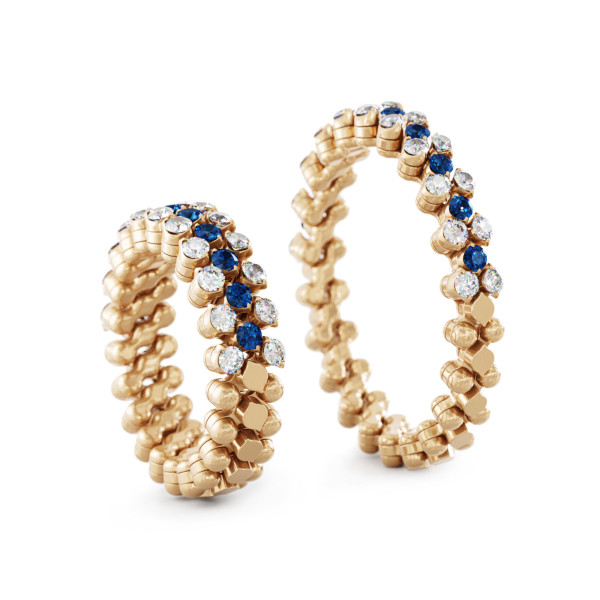 Serafino Consoli Brevetto Multi-Size Ring (Ref: RMS 3H2 RG WD BS)