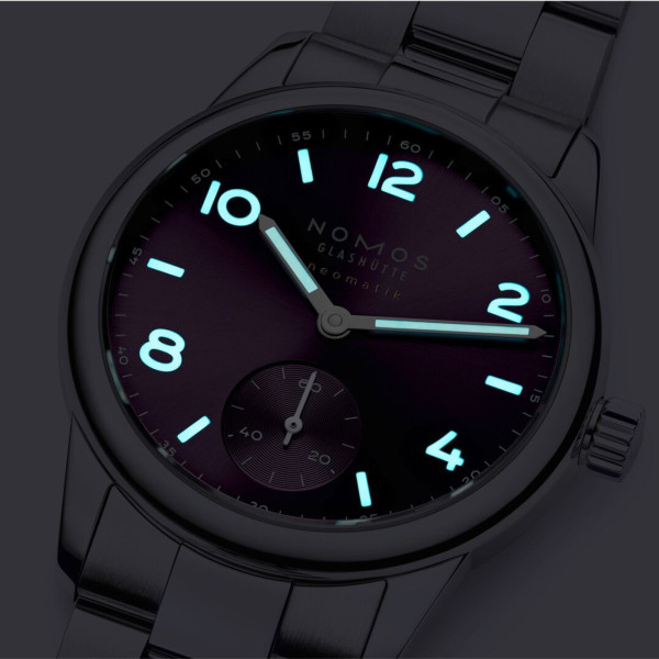 NOMOS Glashütte Club Sport Neomatik 34 Purple (Ref: 757)