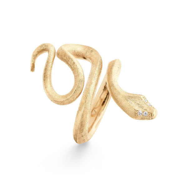 Ole Lynggaard Copenhagen Snakes Ring Medium (Ref: A2673-401)
