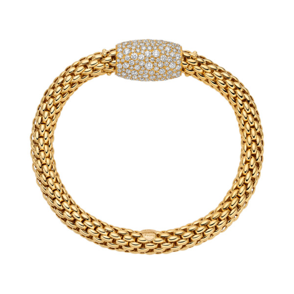FOPE Love Nest Flex'it Armband mit Diamantpavé (Ref: 45314BX_PB_G_XGX_0XS)