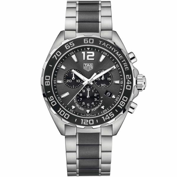 TAG Heuer FORMULA 1 Chronograph Edelstahl und Keramik 43 MM (Ref: CAZ1011.BA0843)