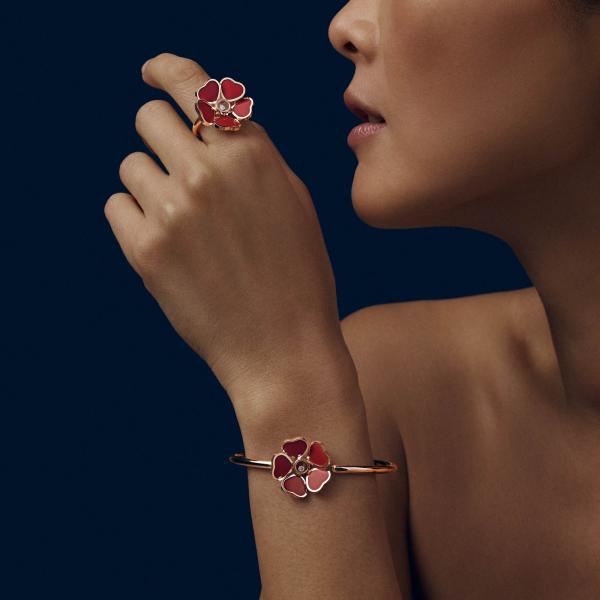 Chopard Happy Hearts Flowers Ring (Ref: 82A085-5800)