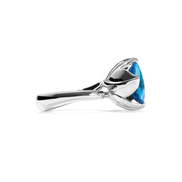 Tamara Comolli TULIP Ring Large mit Swiss Topas (Ref: R-TUL-l-ToSw-wg)