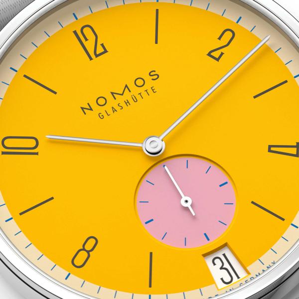 NOMOS Glashütte Tangente 38 Datum Katzengold  (Ref: 179.S8)