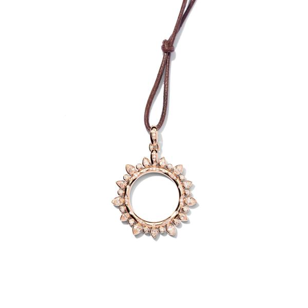 Tamara Comolli GYPSY Anhänger Classic Sun large mit Diamanten (Ref: P-Gyp-Cl-l-rg)