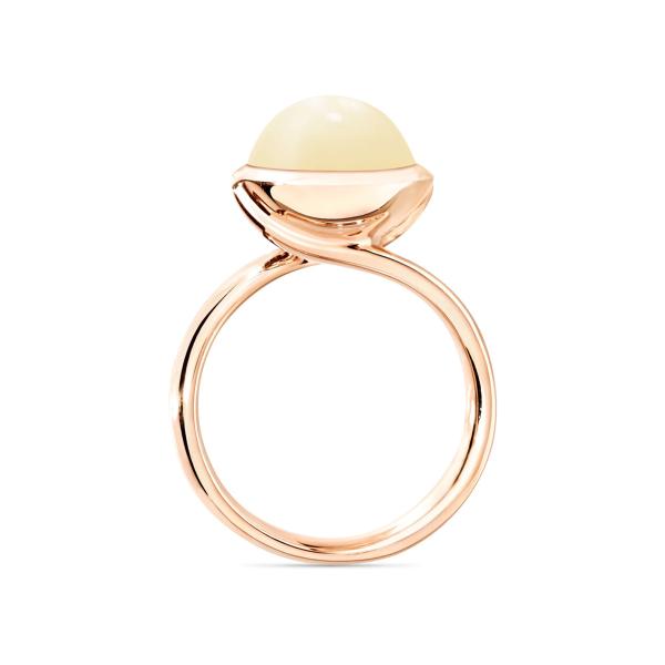 Tamara Comolli BOUTON Ring large sand Mondstein (Ref: R-BOU-l-MoSa-rg)