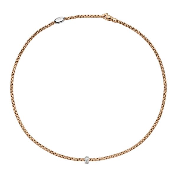 FOPE Eka Halskette mit Diamanten in Rautenfassung (Ref: 73101CX_BB_R_XBX_043)