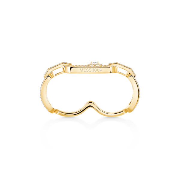 Messika So Move Zwei-Finger Diamantring (Ref: 13185-YG)