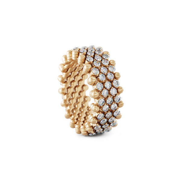 Serafino Consoli Brevetto Multi-Size Ring (Ref: RMS 7M4 RG WD)