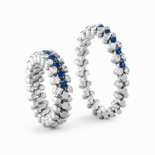 Serafino Consoli Brevetto Multi-Size Ring (Ref: RMS 3H2 WG WD BS)