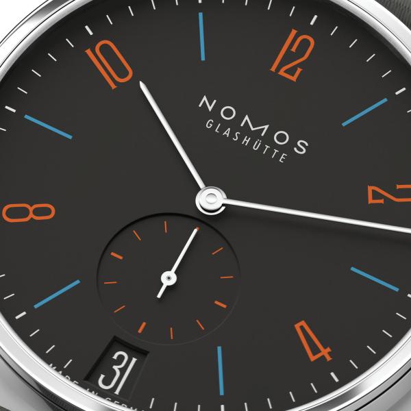 NOMOS Glashütte Tangente 38 Datum Dunkelbunt  (Ref: 179.S29)