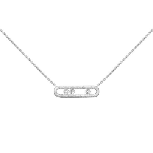 Messika Move Classique Ciselé Halskette (Ref: 14667-WG)