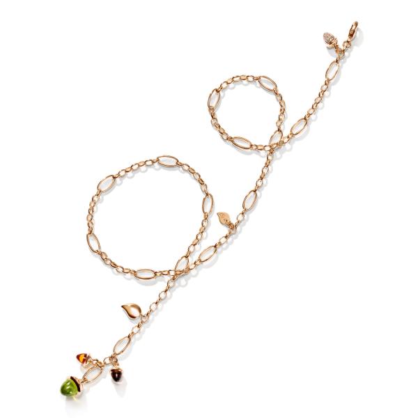 Tamara Comolli MIKADO Halskette Delicate 'INDIAn Summer'  (Ref: N-M-Del51-IS-pD-rg)