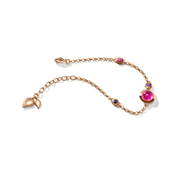 Tamara Comolli BOUTON Armband Mini Chain 'Wildberry' small/medium (Ref: B-BOU-c-WB-sm-rg)