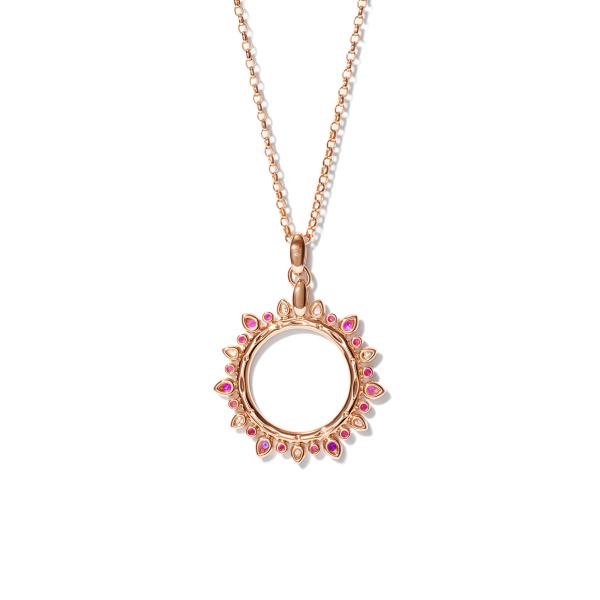 Tamara Comolli GYPSY Anhänger Sun 'Blush' large (Ref: P-Gyp-Blu-l-rg)