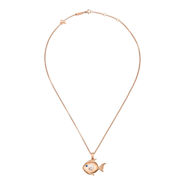 Chopard Happy Diamonds Fish Anhänger mit Halskette (Ref: 79A205-5001)