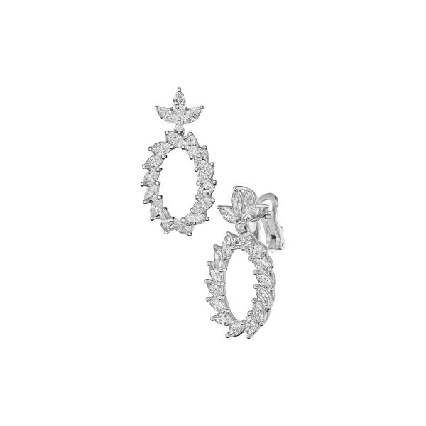 Chopard L'Heure du Diamant Marquise Ohrhänger (Ref: 84A062-1001)