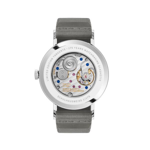 NOMOS Glashütte Tangente 38 Datum Schulhausweiß  (Ref: 179.S11)