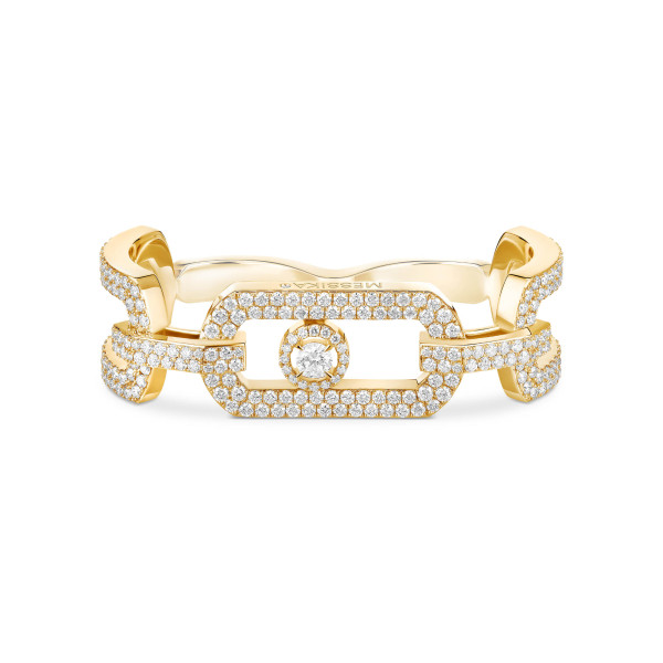 Messika So Move Zwei-Finger Diamantring (Ref: 13185-YG)