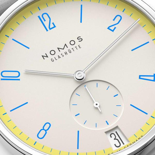 NOMOS Glashütte Tangente 38 Datum Lemonbiscuit  (Ref: 179.S10)