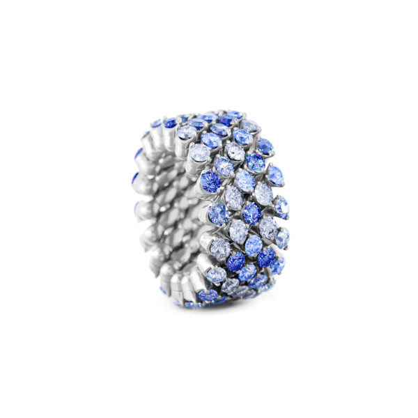 Serafino Consoli Brevetto Multi-Size Ring (Ref: RMS 5F4 WG BS MIX)