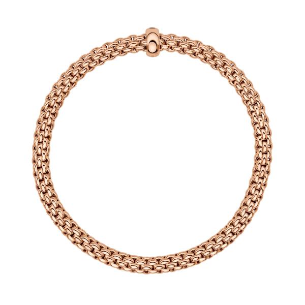 FOPE Solo Flex'it Armband mit schwarzen Brillanten (Ref: 01M06BX_BN_R_XRX_00S)