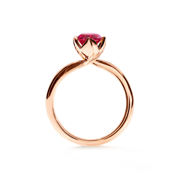 Tamara Comolli TULIP Ring XS mit rosa Turmalin (Ref: R-TUL-xs-TuRo-rg)
