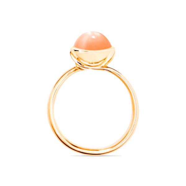 Tamara Comolli BOUTON Ring small Oranger Mondstein (Ref: R-BOU-s-MoOr-yg)