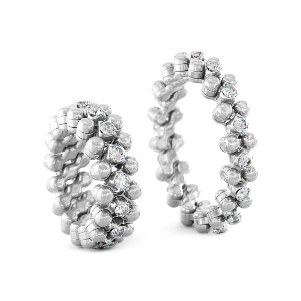 Serafino Consoli Brevetto Multi-Size Ring (Ref: RMS 3M7 WG WD)