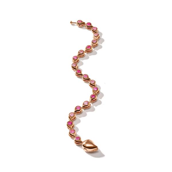 Tamara Comolli SNOWFLAKES Armband Rivière Classic / 'Blush'  (Ref: B-SF-Riv-Cl-Blu-rg)