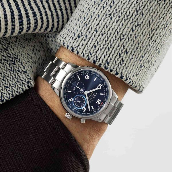 NOMOS Glashütte Club Sport Neomatik Weltzeit blau (Ref: 790)