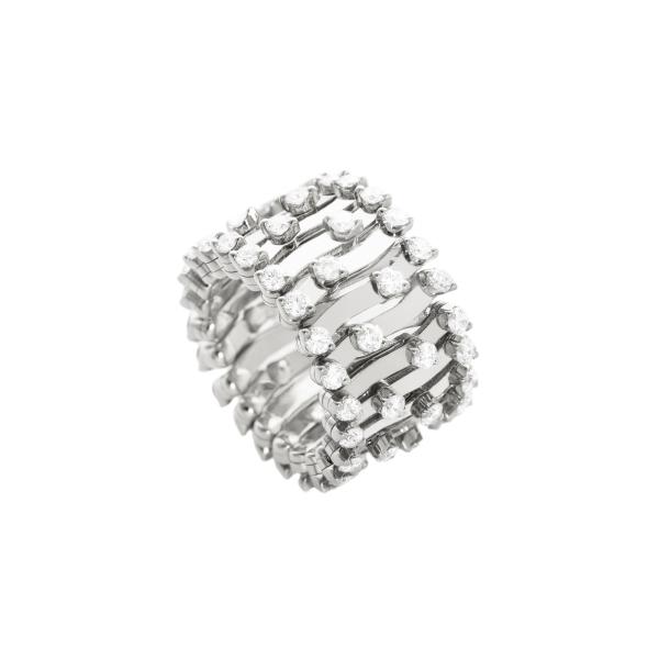 Serafino Consoli Serafino Multi-Size Ring und Armband (Ref: SRB 1492 F4 WG WD)