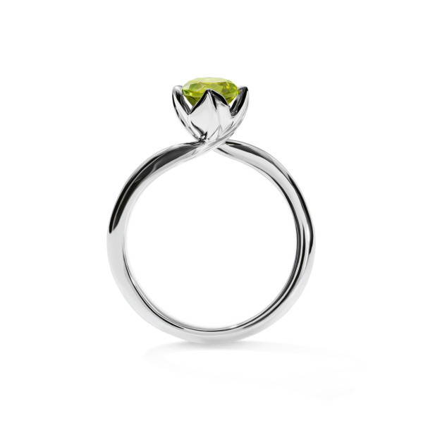 Tamara Comolli TULIP Ring XS mit Peridot (Ref: R-TUL-xs-Per-wg)
