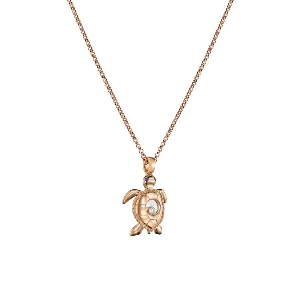 Chopard Happy Diamonds Schildkröte Anhänger mit Halskette (Ref: 79A187-5001)