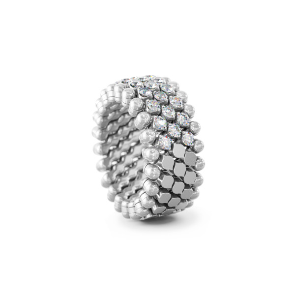 Serafino Consoli Brevetto Multi-Size Ring (Ref: RMS 5HM2 WG WD)